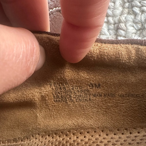 Naturalizer zip front brown Leather loafer shoe size 9M - Picture 4 of 5